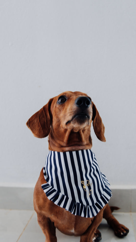 Navy Blue Lines Bandana