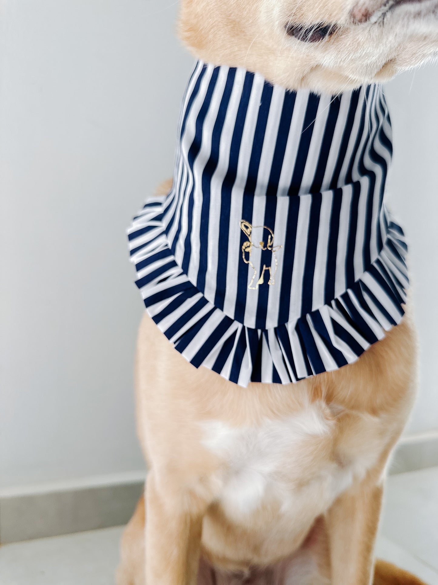 Navy Blue Lines Bandana