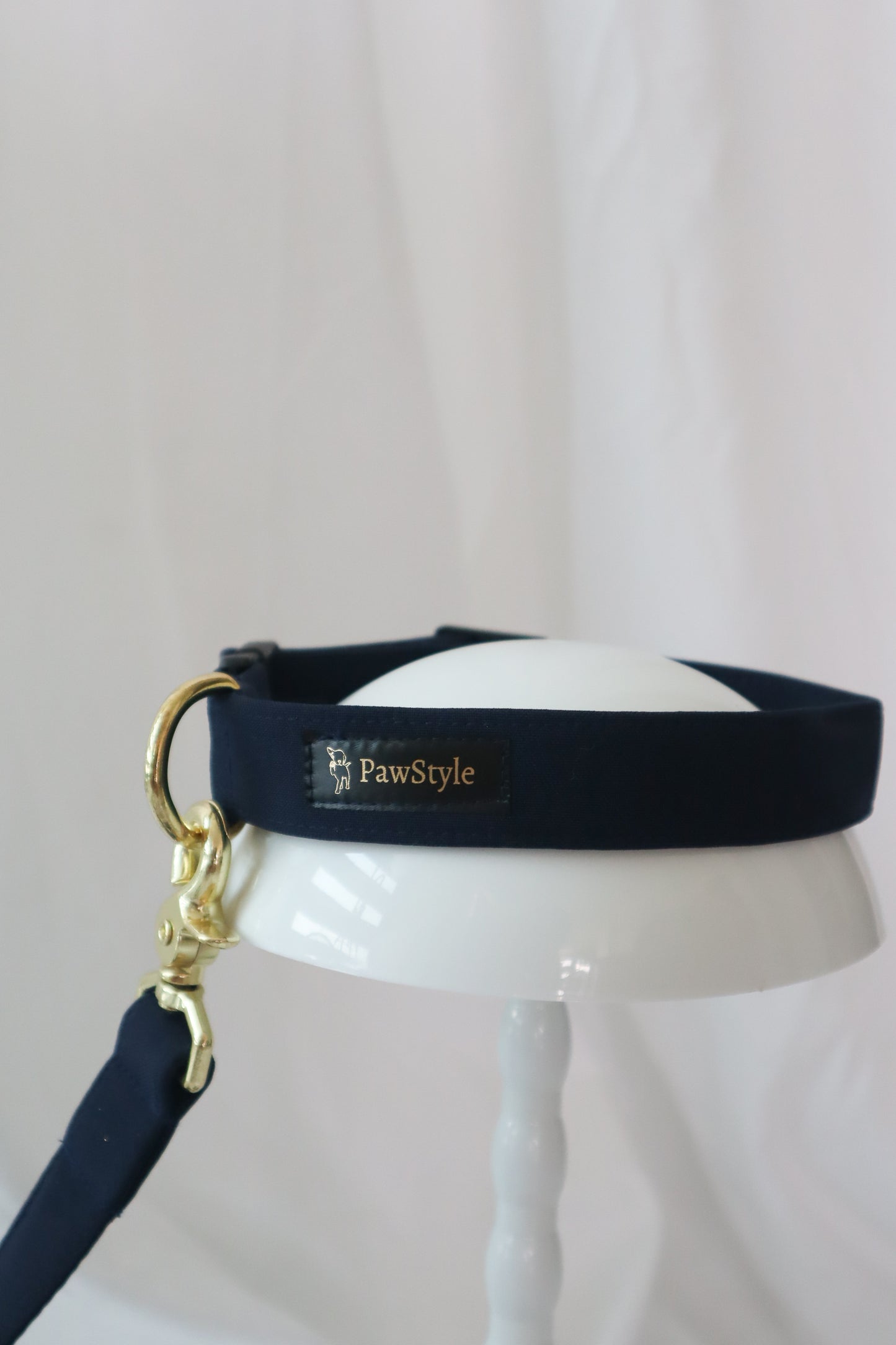 Navy Bue Bundle, Collar, Leash and Poop Bag