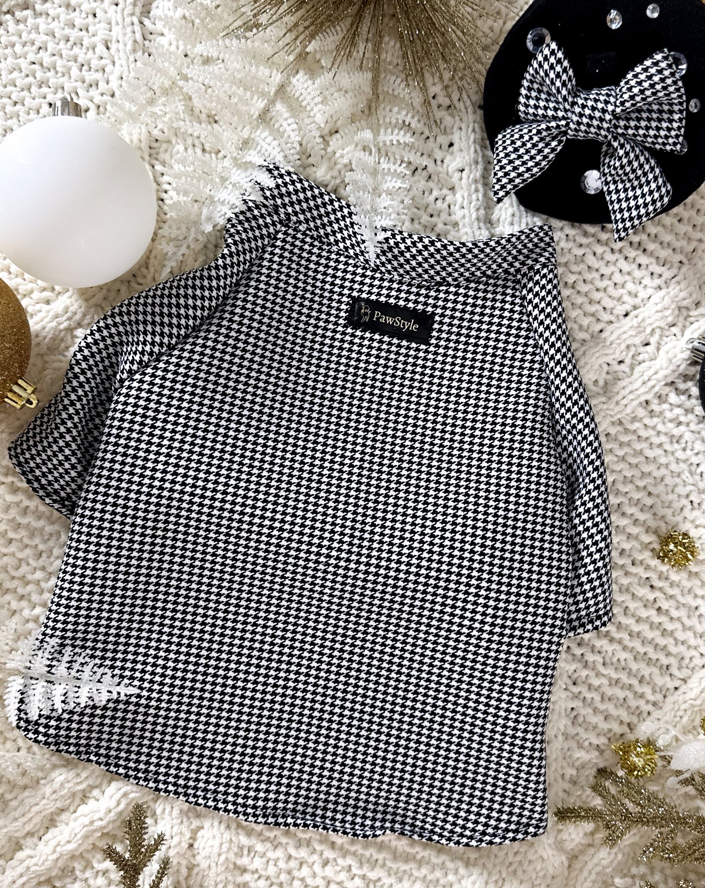 Houndstooth Ranglan T-Shirth