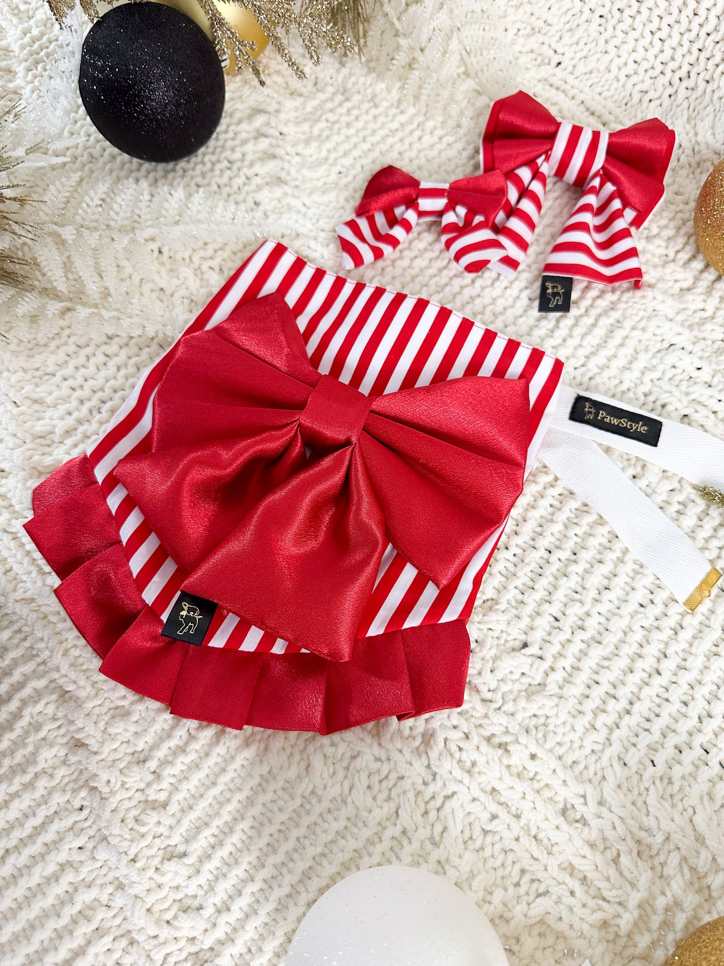 Candy Land Princess Bandana and Sailor Bow Bundle