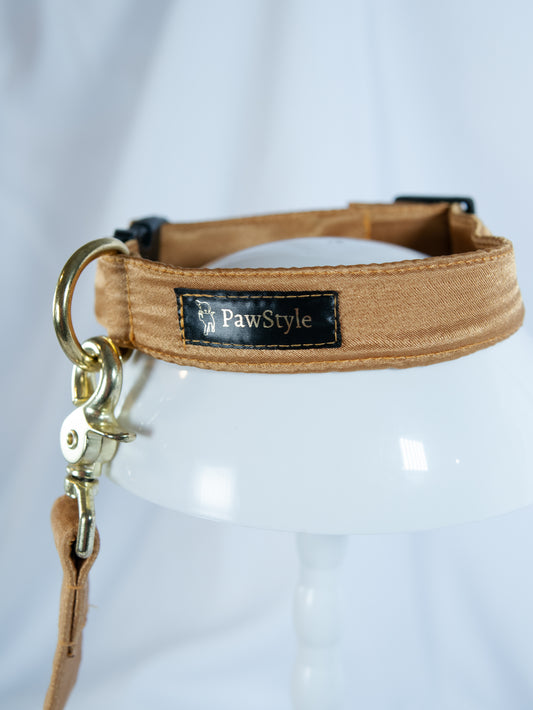 Gold Satin Collar