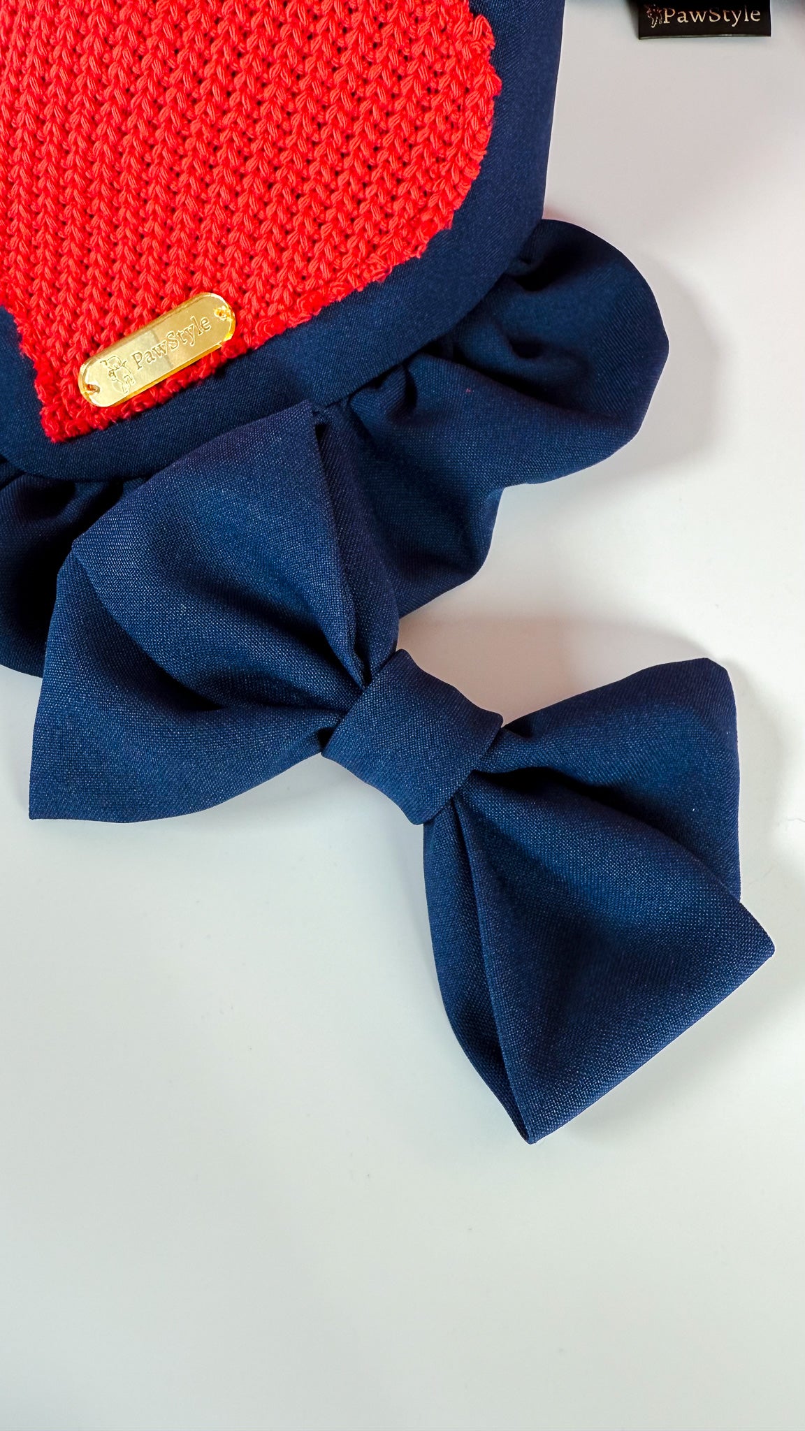 Navy Blue Oversize Hair Bow