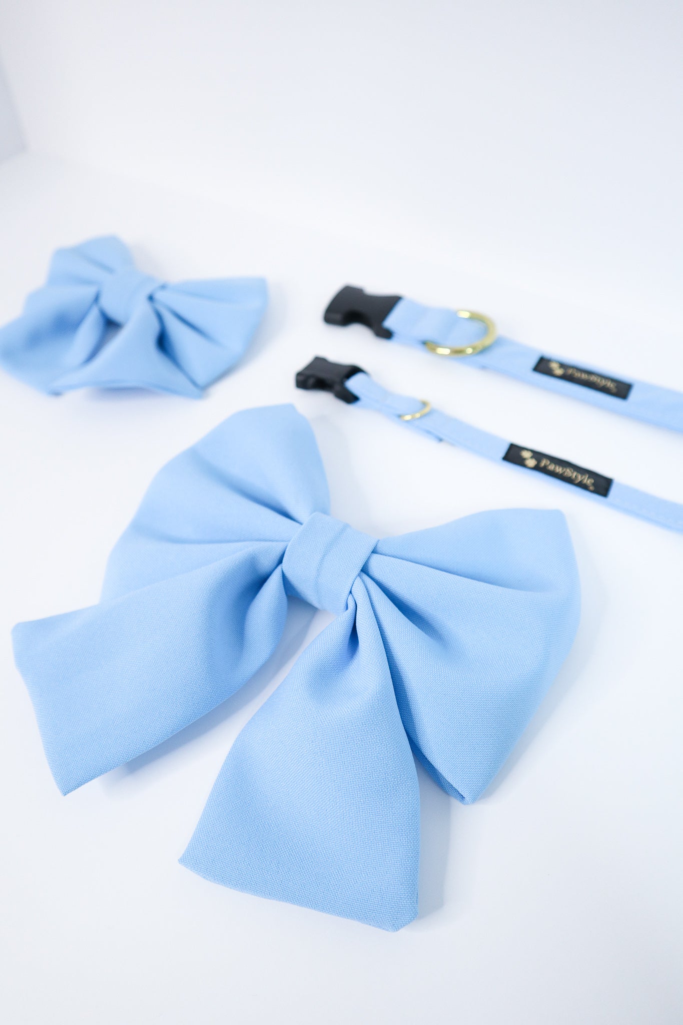 Baby Blue Sailor Bow